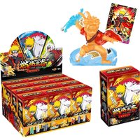 KAYOU Naruto Card Uzumaki Naruto Uchiha Sasuke Tsunade Rubber Doll Model Rare Cards Figure Anime Game Hobby Gifts Toys Box