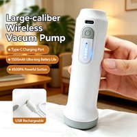 1pc USB Rechargeable Portable Cordless Electric Vacuum Pump for Storage Bags Compression Pump for Travel (Bags Not Included)