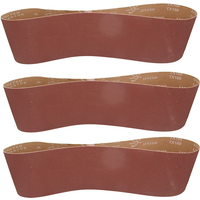 2-Pack 6×48 Inch Aluminum Oxide Sanding Belts 1220×150mm Sandpaper (40/60/80/100/120/150/180/240/320/400 Grit) Sanding Belt Machine Sandpaper Sanding Machine Sanding Belts Suitable for Wood Grinding,