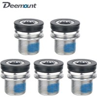 Bicycle Splined Bottom Bracket Bolts M15 Fits SHIMANO BB-ES25 Crank Arm Fastening Hex Slot Adhesive-coated Screws W/ Rubber Ring