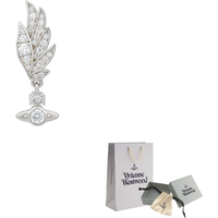 Vivienne Westwood Recycled Silver Stud Earrings Women's Silver 6201034L-01P102-SM