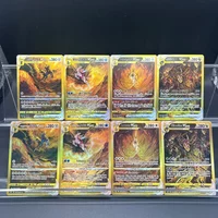 Anime PTCG 8 Design Collection Card Cartoon Arceus Vstar Giratina Palkia Dialga Vstar English Japanese Card Matte Christmas Gift