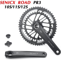 SENICX vélo de route 2x1 0/11/12 vitesses manivelle plateau roue 50-34T 53-39T 36-52T 30-46T Double plateau vélo de route pédalier