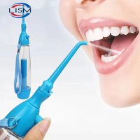 Portable Oral Irrigator Water Flosser Teeth Cleaner Non Electric Handheld Water Jet LV160 New teeth whitening kit