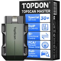 TOPDON Bluetooth OBD2 Scanner Full System Automotive Diagnostic Scanner Active Test 30 Reset Function CAN-FD/DOIP Topscan Master