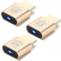 1/2/5Pcs LED Display HDMI Virtual Display 4K HDMI DDC EDID Dummy Plug Display LED Cheat Virtual Plug HDMI Dummy Emulator Adapter