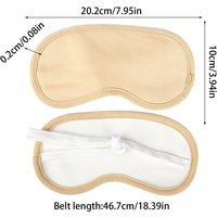 Castor Oil Pack Wrap Reusable Organic Castor Oil Eye Mask With Adjustable Elastic Strap Reusable Eye Pad Essential Oil Care