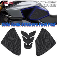 For YAMAHA mt 09 MT-09 MT09 2024 2025 Accesorios Tank Pad Non-slip Side Fuel Tank Pad Stickers Waterproof Rubber Sticker