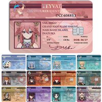 Magic Shark Game Genshin Impact ID License Shinny Holographic Laser Skin Film Sticker for Debit Credit Card Front Side