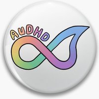 Audhd Symbol Adhd Butterfly Autism In Soft Button Pin Women Fashion Funny Clothes Metal Jewelry Brooch Decor Collar Cute