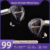 QoA Mimosa Headphone 1 Dynamic 1 Planar IEMs 3.5mm 4.4mm Plug Earbuds For HiFi In Ear Earphone Music 0.78 2pin Headset Cable