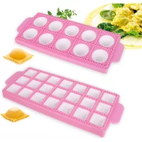Ravioli Cutter Mold Dumpling Maker Press Dumpling Mold Italian Dumpling Mold Handmade Fondant Cake Decoration Mousse Pastry Tool