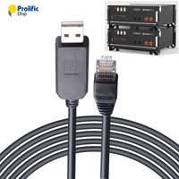 US2000C US3000C US5000C UP5000 BMS LI-ION BATTERY USB TO RJ45 PL2303GT RS232 SERIAL DEBUG CONSOLE CABLE FOR PYLONTECH Inverter