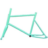 AliExpress NONE 20 inch Track Bike Frameset Fixed Gear Bikes Frames Sigle Speed Bicycle Framework High Carbon Steel Fixie Bike Parts