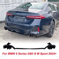 For BMW 5 Series G60 Sedan & i5 eDrive 40 M Sport 2024+ Rear Spoiler Lip Bumper Diffuser Splitter Body Guard Kit Tuning ABS