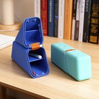 Cute Pencil Case, Multifunctional Waterproof Shockproof Silicone Organizer, Large Capacity Durable Storage for School Supplies