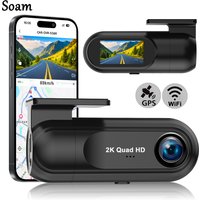 Soam 2K Dash Camera For Cars WiFi DVR Dash Cam Video Recorder Night Vision 24H Parking Monitor Dashcam Support GPS
