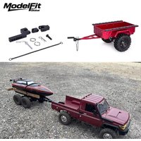 Metal Trailer Chain Rescue Tow Hook Decoration Accessories For 1/10 RC Crawler Axial SCX10 90046 TRX4 TRX6 Redcat RC4WD D90 CC01