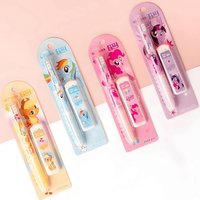1/2/3/4pcs Set of Automatic Mechanical Pencils with Refills A cute cartoon mechanical pencil set designed for students