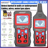 Noyafa NF-826 Wire Tracker Portable Telephone Cable Locator Underground Pipe Detector Professional Cable Finder