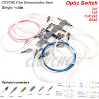 Mechanical Fiber Optic Switch 1x1, 1x2, D1x2, Full 1x2, OSW Single Mode, 5V