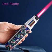 New style kitchen outdoor barbecue metal windproof cigar large jet flame lighter turbine torch gas lighter men's gift