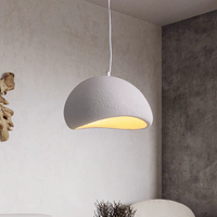 Nordic Wabi Sabi Style Led E27 żyrandol połysk jadalnia sypialnia Hanghing Home Decor Bar Loft wisiorek oprawy lampa kuchenna