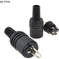 ใYY31ใ2Pcs 2026 New 2 pin DIN Plug Speaker and HiFi Connector Screw Terminals
