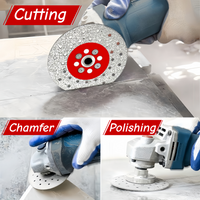 Diamond Saw Blade115/125mm For Granite Marble Concrete Stone Ceramic Tile Diamond Saw Blade M14 5/8-11 Flange Sanding Disc