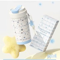 Coffee Cup Ceramic Coating Inner Tank Straw Thermos Cup Cold Water Hot Water Suitable for Girls Birthday Gifts