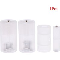 1Pcs AAA to AA/AA to C/D Battery Conversion Adapter Switcher Converter Case Box Holder Converter Case