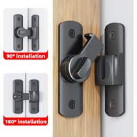 90/180 Degree Window Drawers Cabinet Locks Stainless Steel Hook Latch Barn Door Latch Bolt Hooks Sliding Gate Buckles Hardware