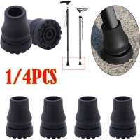 16-22mm antiskid walking stick crutch cane bottom pads cover protector climbing hiking trekking pole tip 1/4 PCS