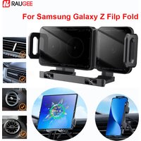 Wireless Car Charger for Samsung Galaxy Z Flip Fold Cell Phone Holder for Car Fold Screen Wireless Charger for Car Air Vents