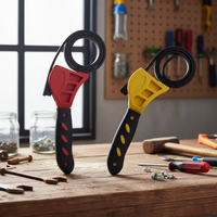 6inch Belt Wrench Oil Filter Puller Strap Spanner Chain Wrench Strap Opener, Adjustable Disassembly Tool 1Pcs 6inch Belt Wrench