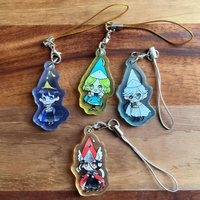 Witch Hat Atelier Inspired Acrylic Keychain | Cute Chibi Q Version Backpack Charm | Anime Manga Fan Gift, Kawaii Bag Accessory