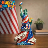 3D Statue of Liberty New York USA 250th Anniversary Angel Resin Ornament Travel Souvenir Decorative Creative Home Decor