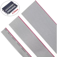 UL2651 28AWG Gray Flat Ribbon Data Cable 10P 14P 16P 20P 26P 30P 34P 40P 50P 60P IDC Flat Ribbon DATA Cable For 2.54mm Connector