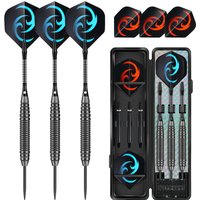Huanqu 19g Iron Dart Set, Needle-Type Darts, Includes Three Complete Darts and Additional Replaceable Dart Shafts and Flights, Professional Darts, the Preferred Choice for Dart Enthusiasts, Holiday