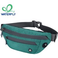 WATERFLY Bum Bag Sport Small Sporty Unisex Waist Bag Stylish Lightweight Hipbag for Outdoor Travel Hiking Travel Men Women