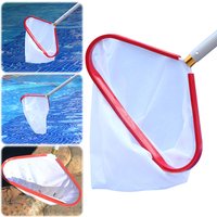 Pool Landing Net Pool Skimmer Net with Aluminium Handle Fine Mesh Pool Net Pool Leaf Skimmer Net for Cleaning Swimming Pool