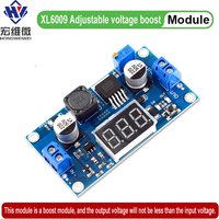 Upgraded Version XL6009 Boost Module DC-DC 5V-32V To 5V-40V 4A Adjustable Step Up Power Supply Module with Digital Display