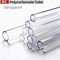 Manufacturer PC Tube/PVC Clear Hard Tube Plastic Tube Fish Tank Water Tube Aquarium Hollow Round Tube Water Pipe Fish Tank Tube