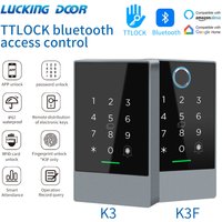 TTLOCK K3/K3F Fingerprint Access Control Door System Opener for Intercom Nfc Bluetooth Electric Gate Keypad 13.56Mhz RFID Card