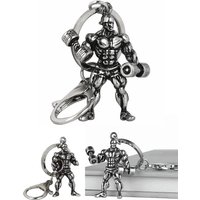 Alloy Dumbbell Keychain Fitness Bodybuilding Carabiner - Durable Unisex Gym Gift for Men Women, Outdoor Enthusiast Keys Holder C
