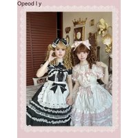 Lolita original design princess style JSK dress Japanese girl elegant sweet big bow cute doll feeling lo dress