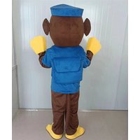 2025 PAW Blue Dog Mascot Costume Cosplay Blue White Dog Mascotte Fancy Dress Character Carnival Christmas Celebration
