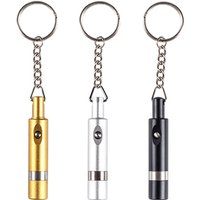 Portable Cigar Punch Cutter With Key Ring Mini Cigar Puncher Pull Hole Cigar Metal Gadget poinçon à cigare zigarrenbohrer