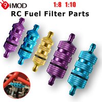 9IMOD Fuel Filter 1/8 1/10 Oil Filter RC Aluminum RC Model Car Spare Parts 02156 80118 For HSP Hobo HPi Leihu Henglong Vehicle