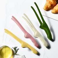 1/4Pcs Food Tongs BBQ Tweezer Clip Silicone Portable for Picnic Barbecue Cooking Kitchen Tongs Kitchen Utensils Accesorios